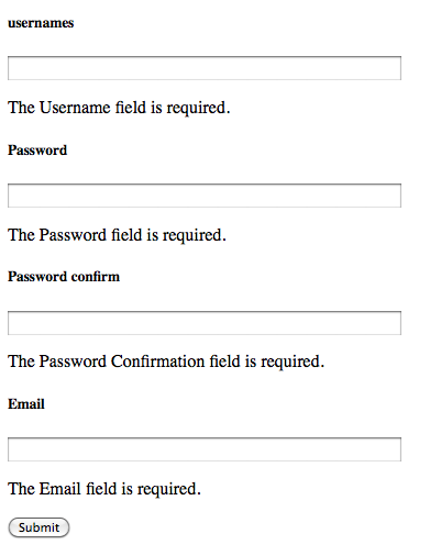 Форма емейл js валидация submit. The password field is required.. Password field